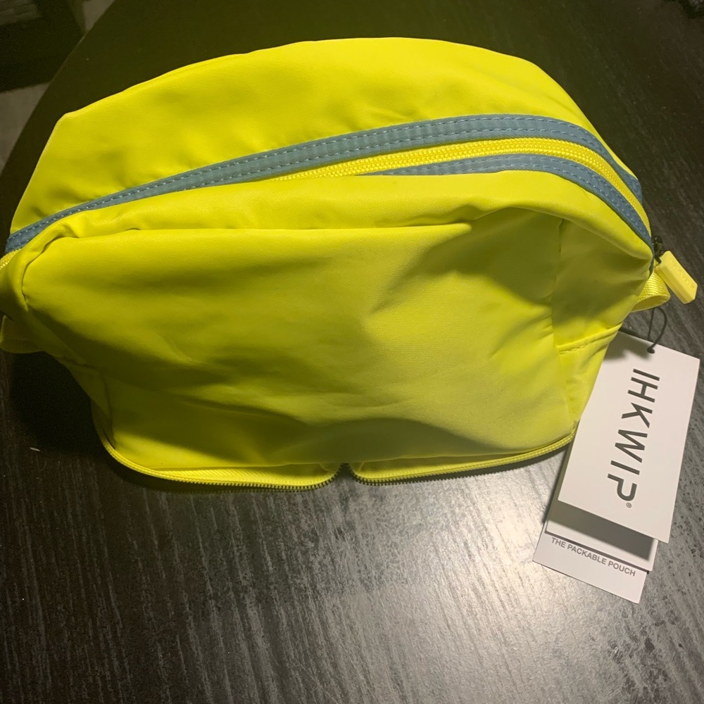 Iwkwip lightning yellow travel cosmetic case
